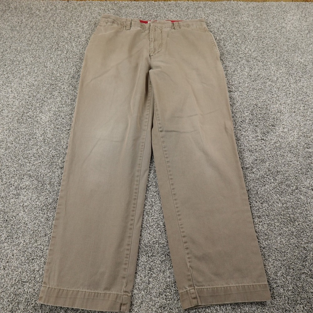 Dockers Pants Mens 36X34 Brown Khaki Chino Trouser Straight Relaxed Faded Grunge